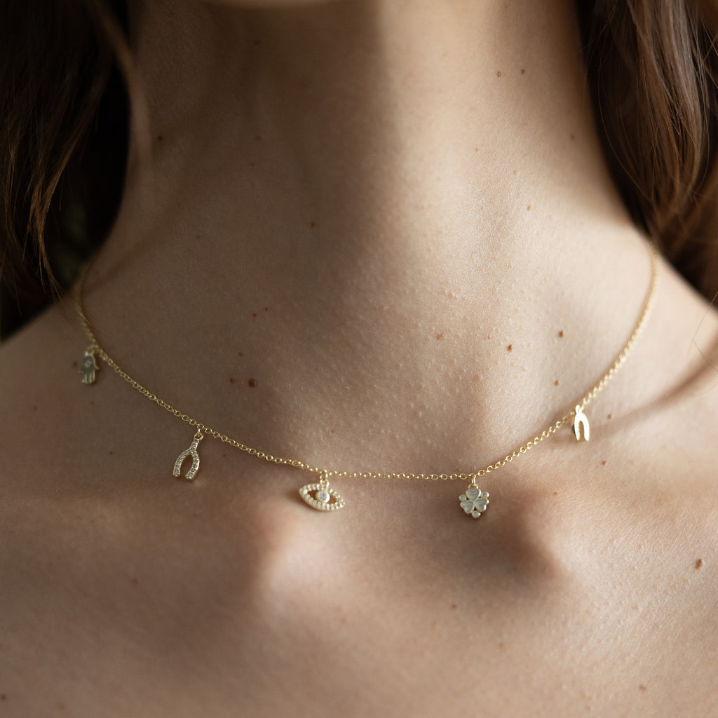 Collar Amuletos de Suerte