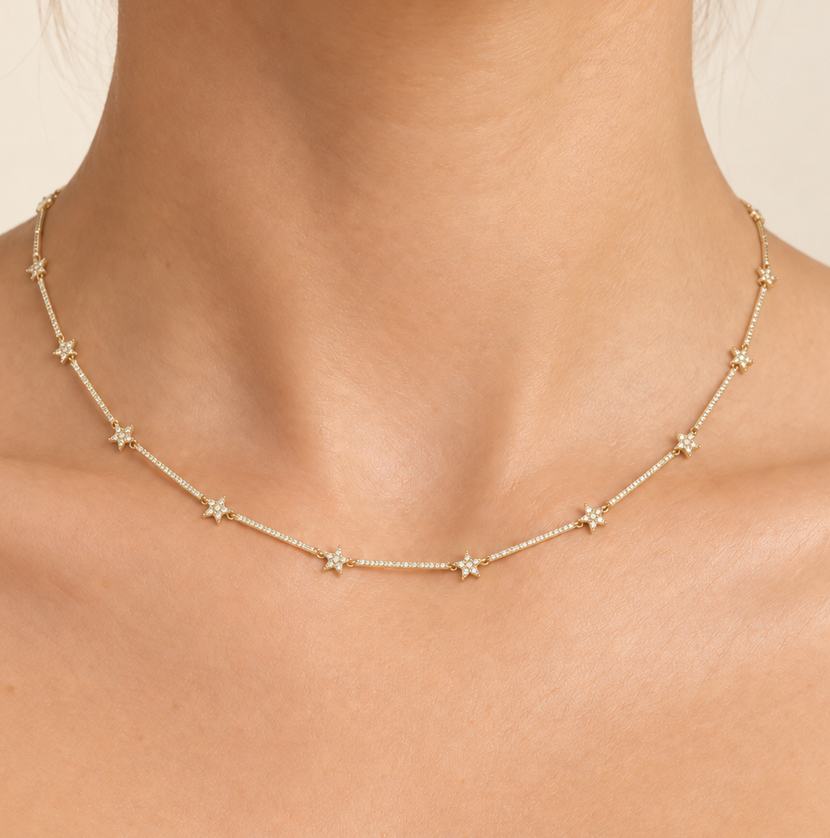 Collar Charms Estrellas