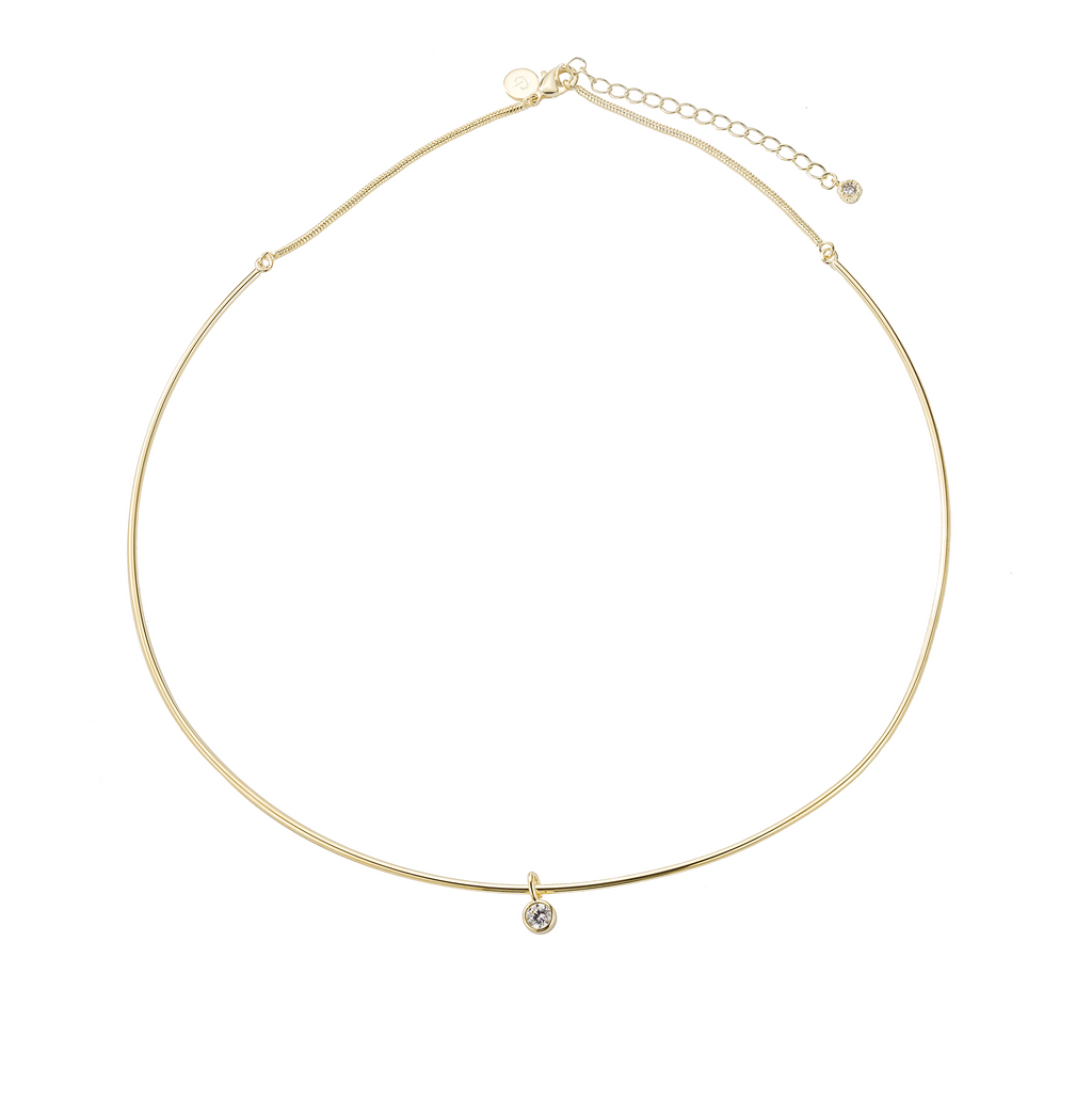 Collar Rígido con Circonia