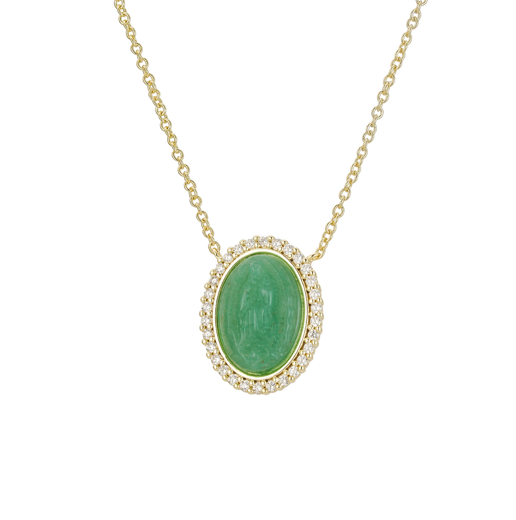 Collar Virgen Aventurine