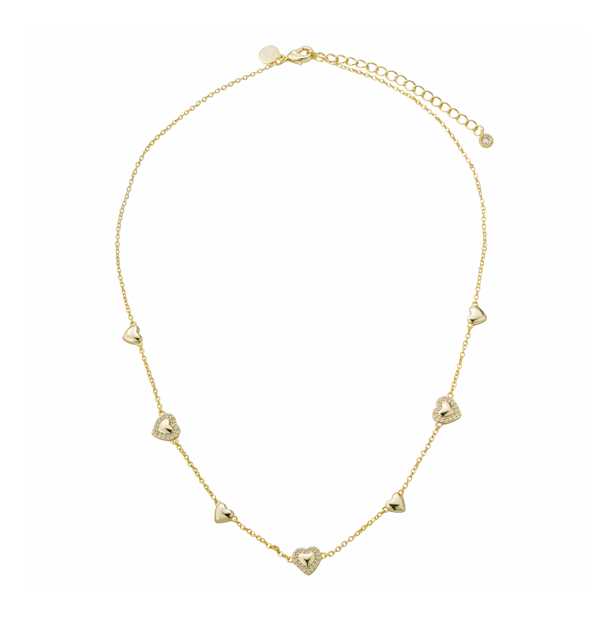 Collar Charms de Corazones