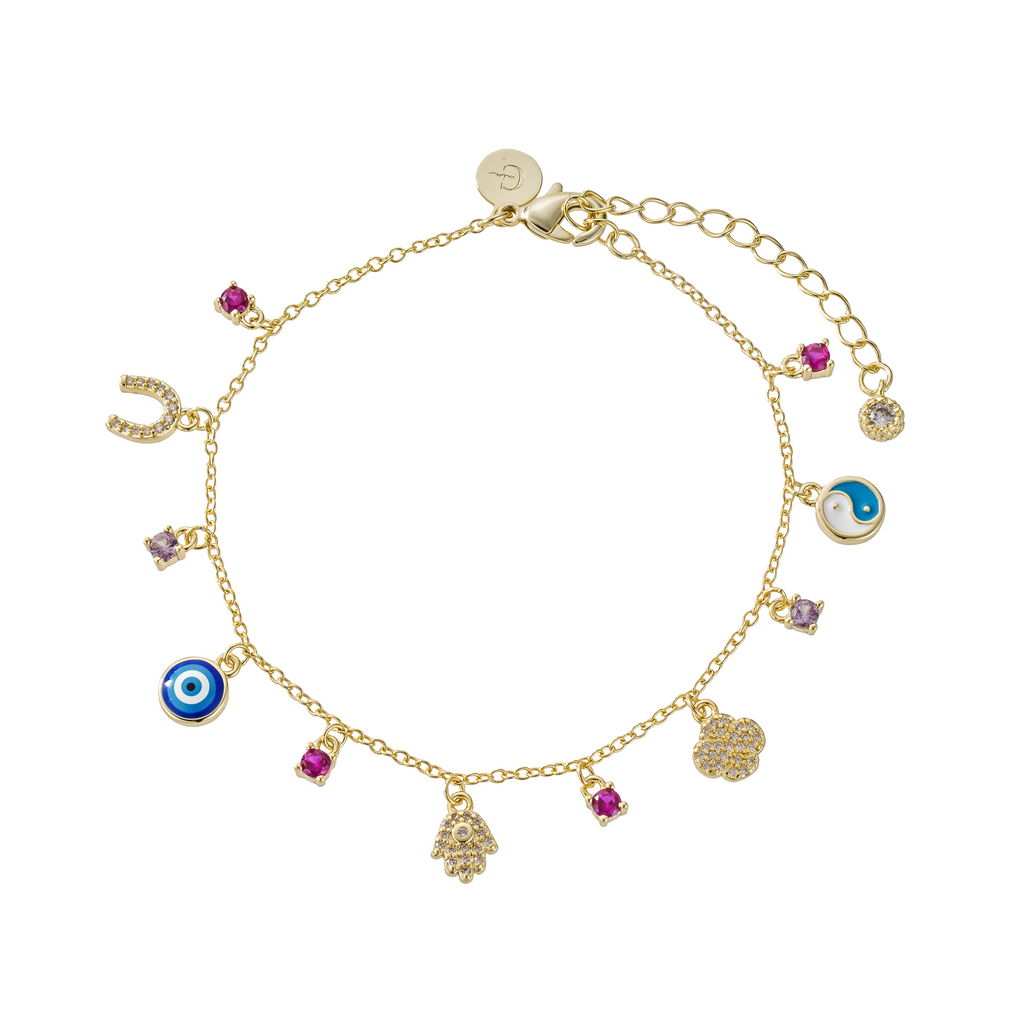 Pulsera Charms Buena Suerte
