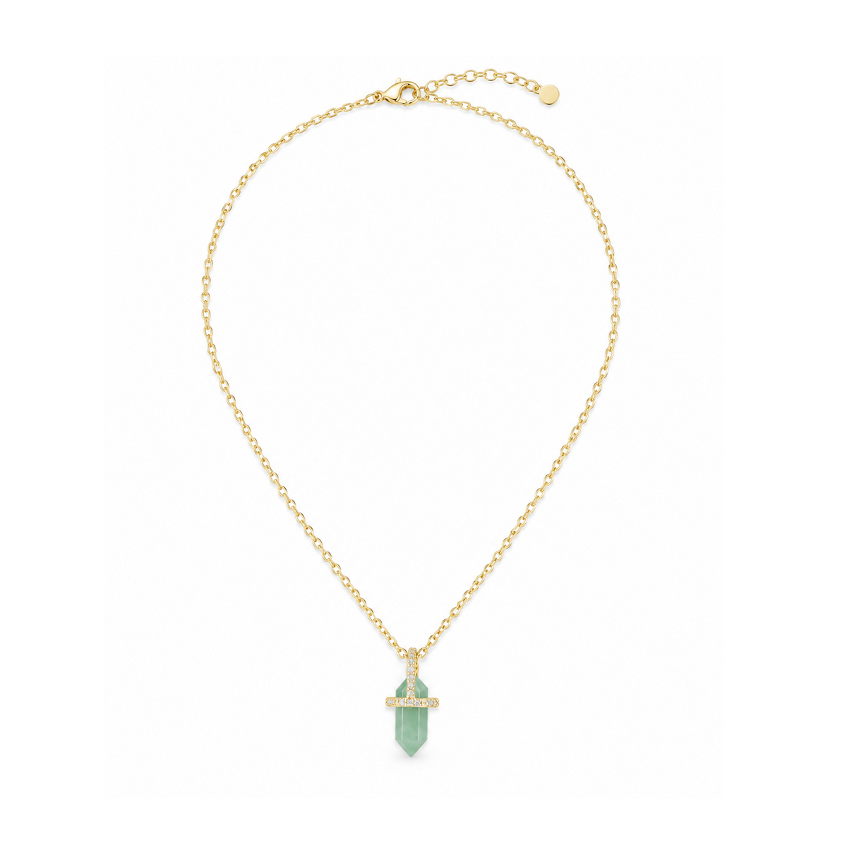 Collar Péndulo Cuarzo Jade