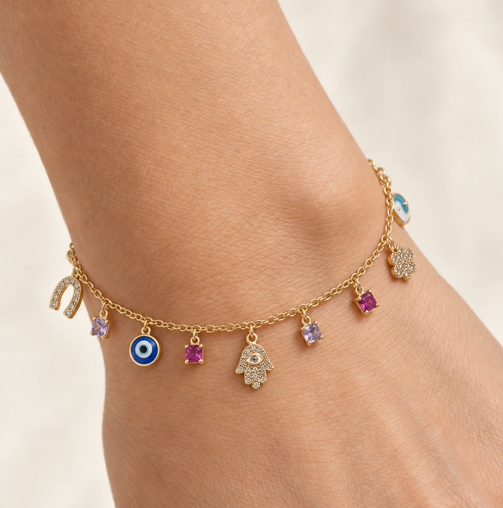 Pulsera Charms Buena Suerte