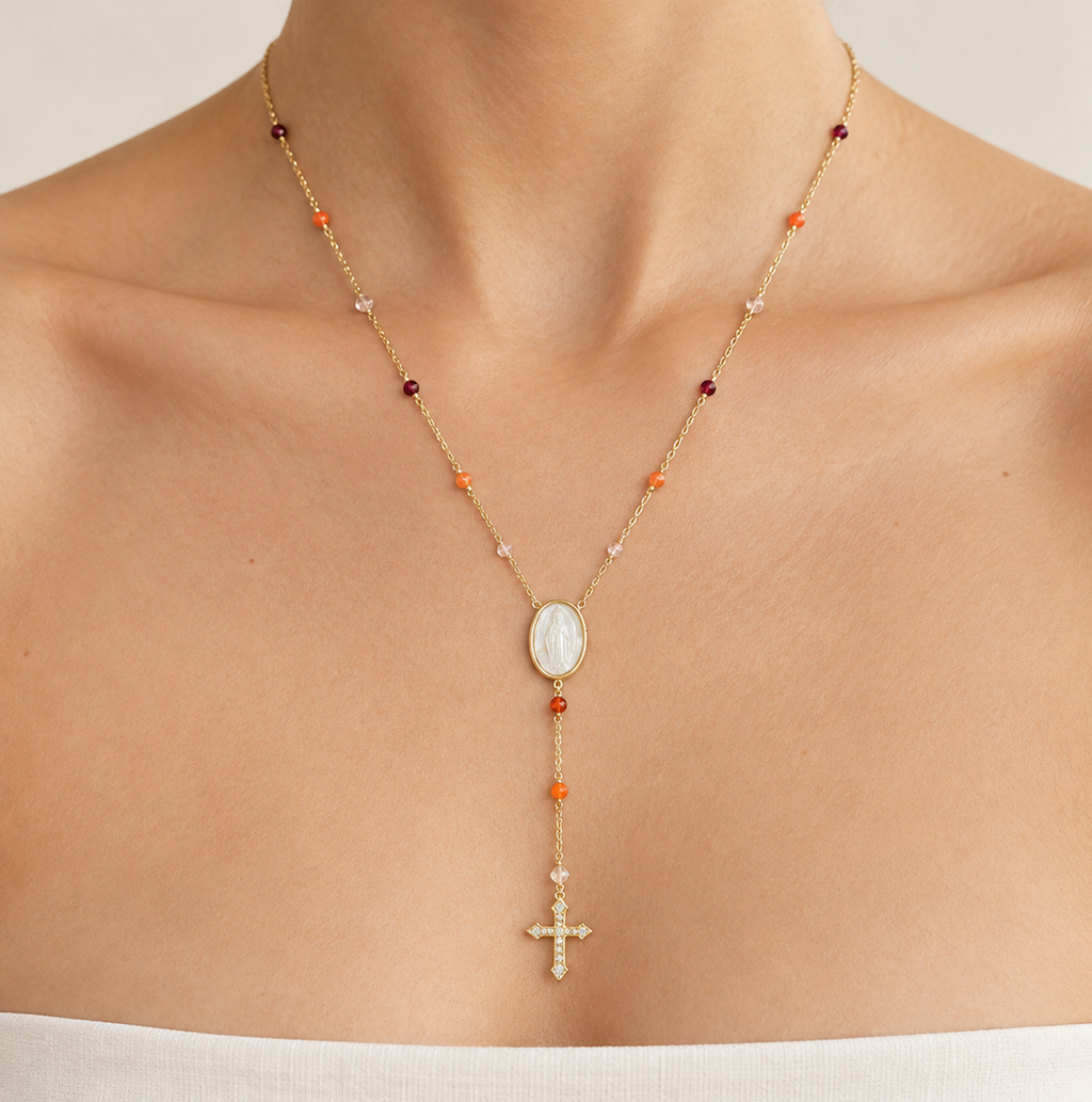 Collar Largo Guadalupana