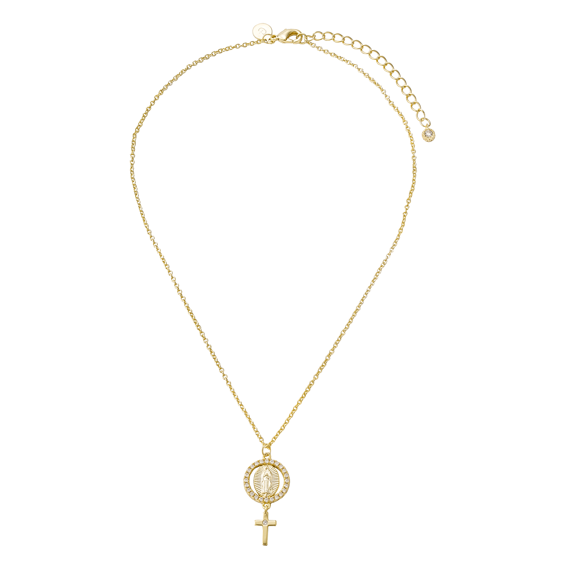 Collar Medalla y Cruz para Niño