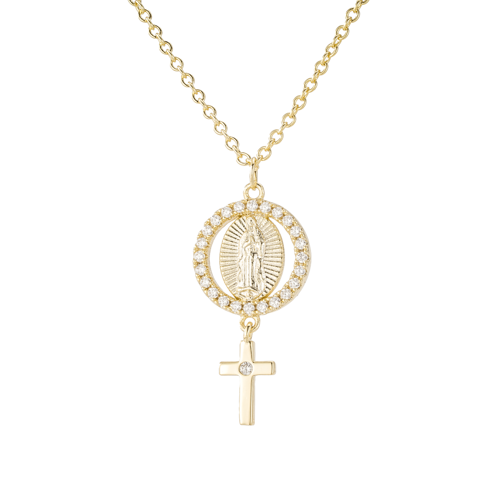 Collar Medalla y Cruz para Niño