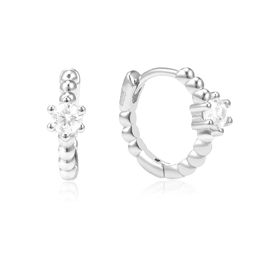 Piercing Circonia White Plata 925