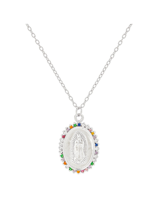 Collar Carmela basic Virgen circonia plata